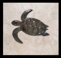 simple cut stone turtle