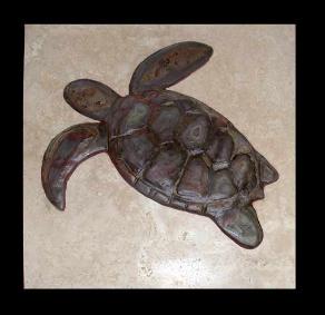 natural color slate turtle